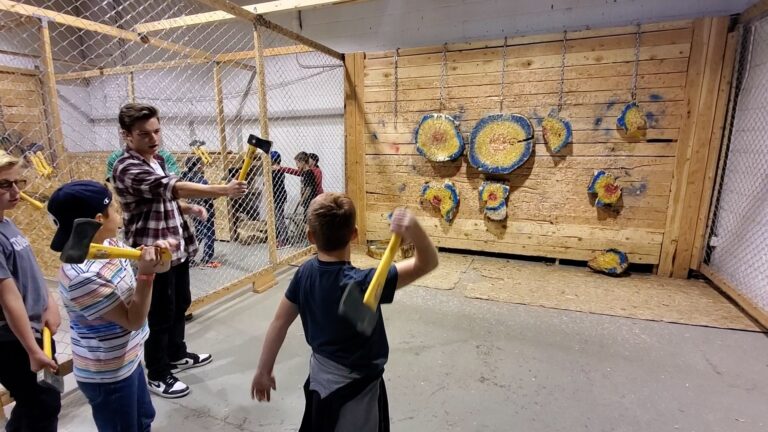 Can kids do axe throwing