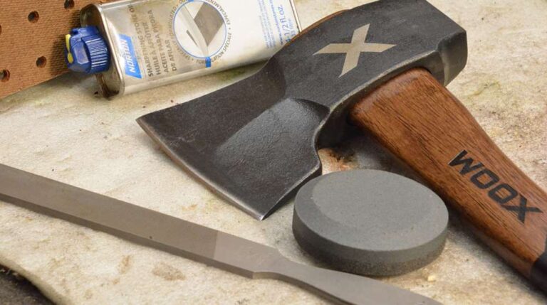 How to sharpen an axe