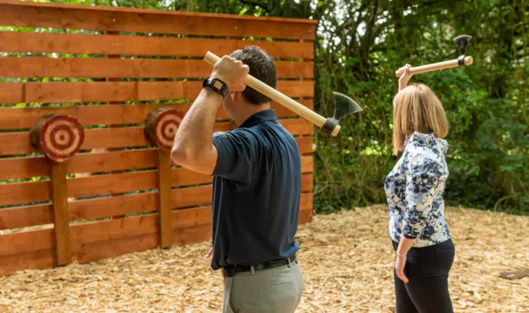 Who invented axe throwing