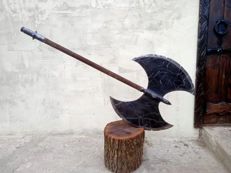 what is a double sided axe called